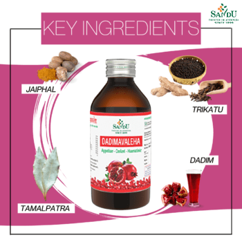 Key Ingredients of Sandu Dadimavaleha Ayurvedic Medicine