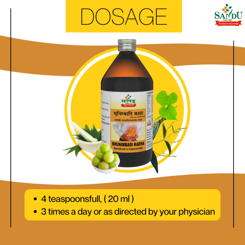 Dosage of Ayurvedic Tonic for Hyperacidity