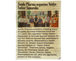 Sandu-Pharma-organizes-Vaidya