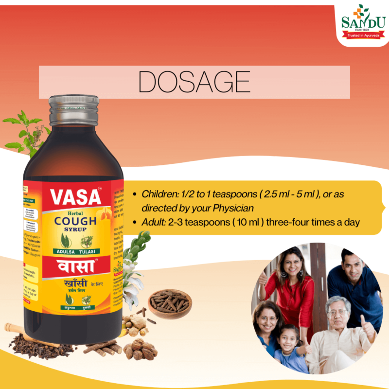 Dosage of Sandu Vasa Cough Syrup