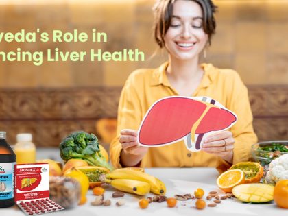 Women showing healthy liver