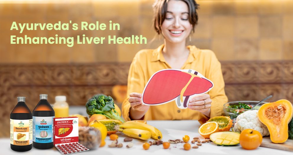 Women showing healthy liver