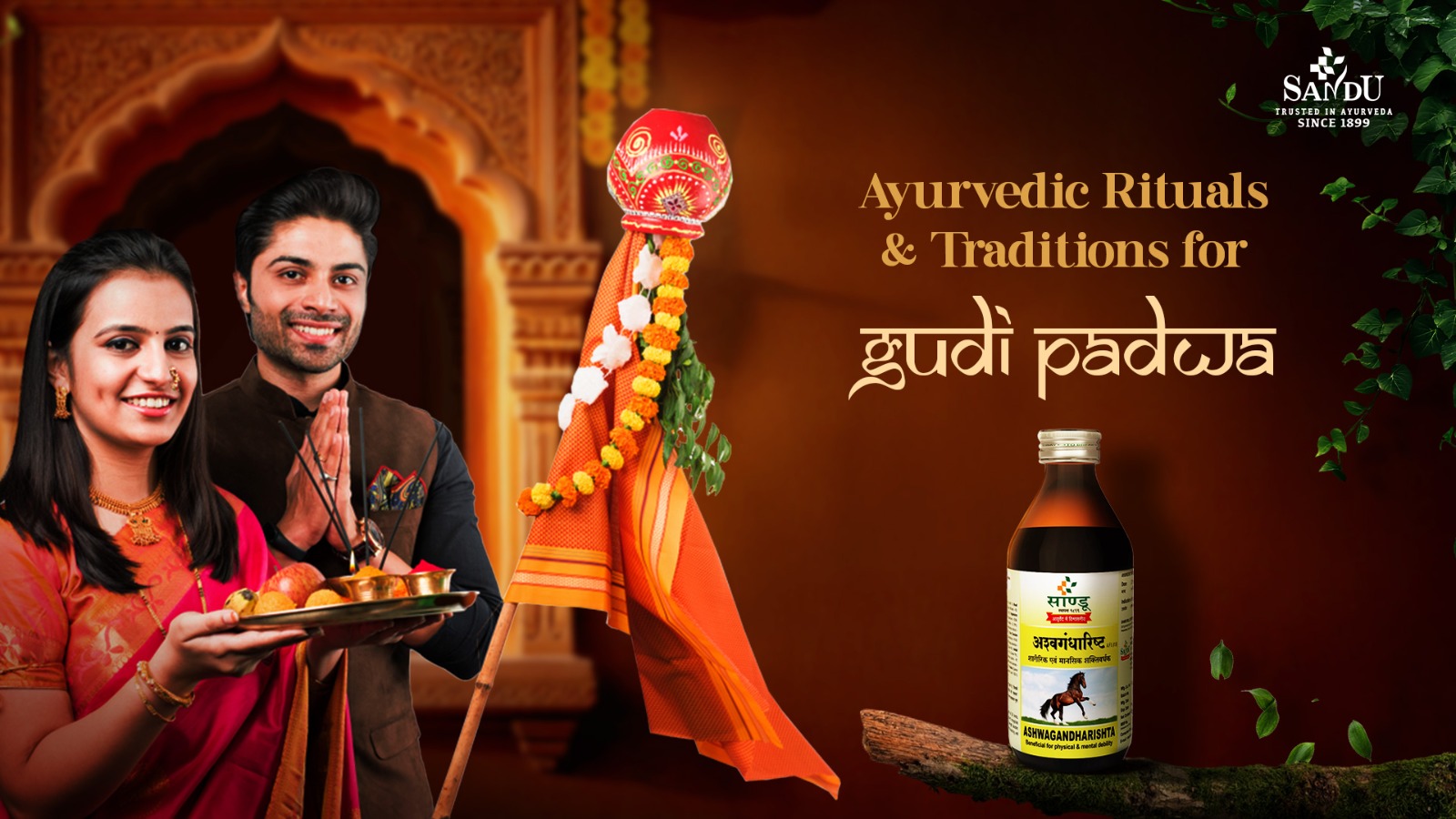 Gudi Padwa wishes from Sandu Pharma