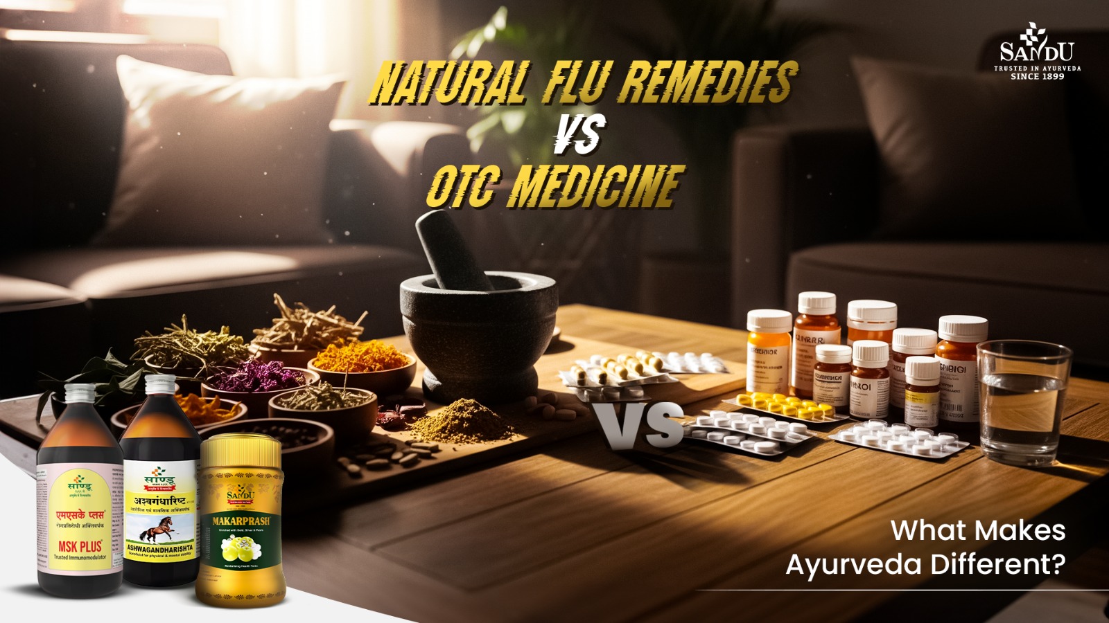 Natural Flu Remedies vs OTC Medicine: What Makes Ayurveda Different? 