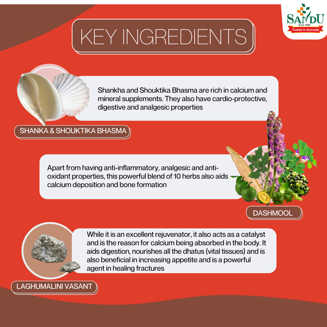 Key Ingredients - Ayurvedic Medicine for Strong Bones
