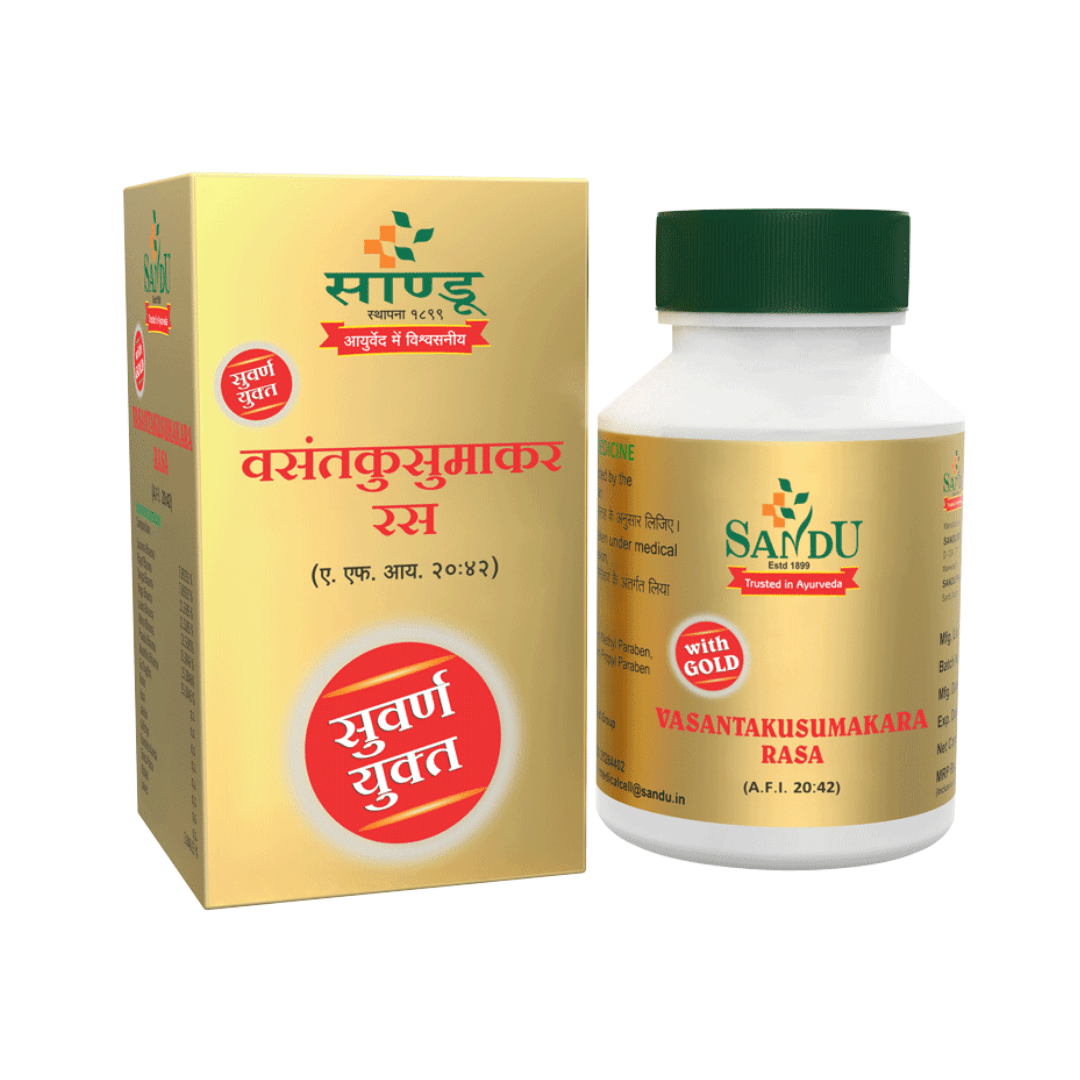 Sandu Vasant Kusumakar Ras (10 Tablets)