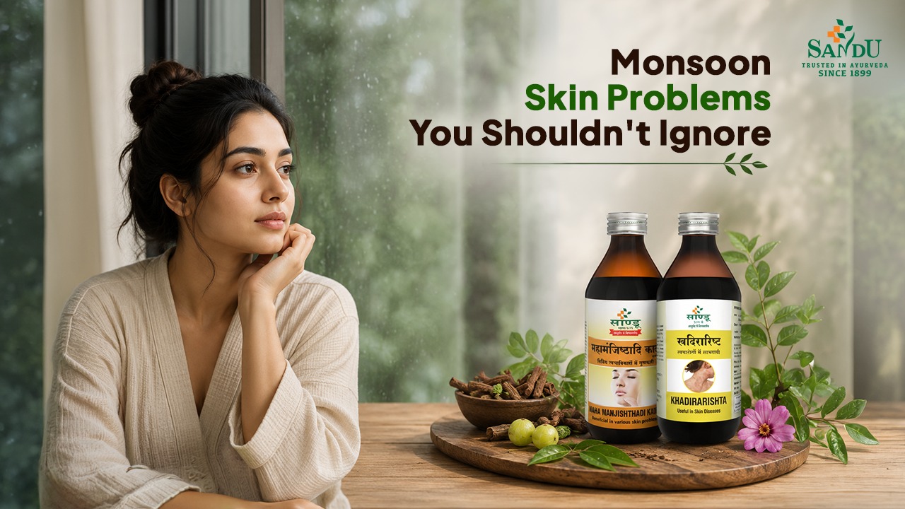 Common Monsoon Skin Problems and Ayurvedic Skin Care Tips